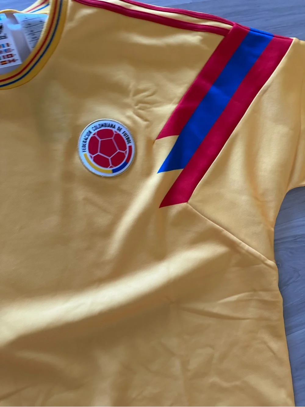 Colombia fcf soccer Jersey 90 size 2xl